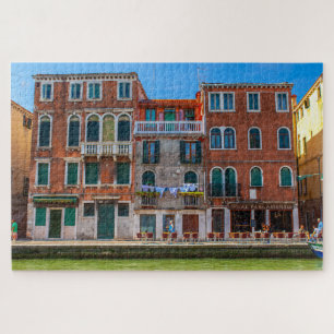 Beautiful facade of a palace in Venice, Italy Jigsaw Puzzle