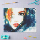 Beautiful Face Furniture Decoupage Tissue Paper