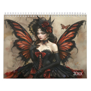 Beautiful Fairies Butterflies Elegant Calendar