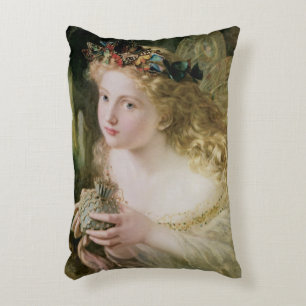 Beautiful Fairy Butterflies by Sophie Anderson Decorative Cushion