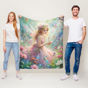 Beautiful Fairy Fleece Blanket
