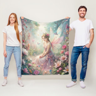 Beautiful Fairy Fleece Blanket
