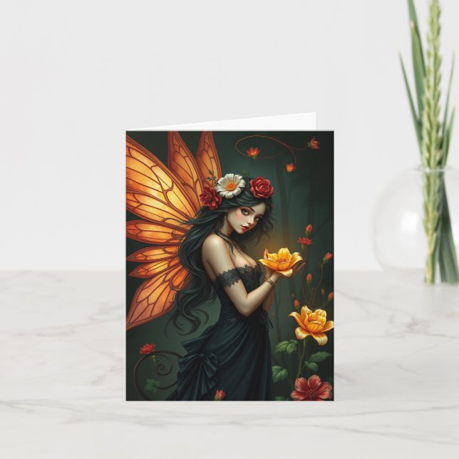 Beautiful Fairy Portrait Card (Front)