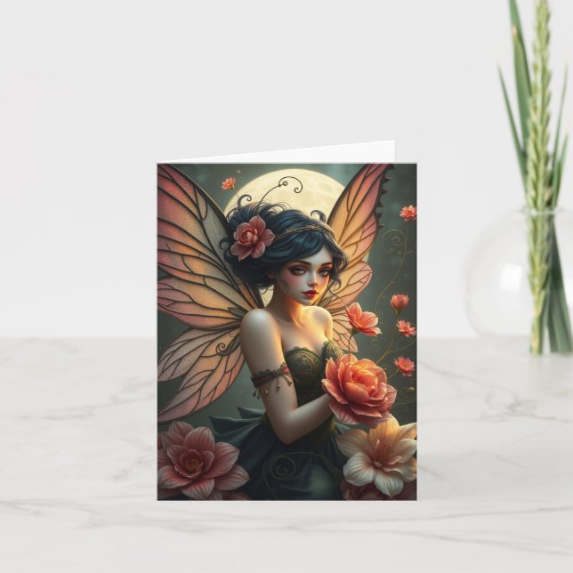 Beautiful Fairy Portrait Card (Front)