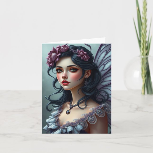 Beautiful Fairy Portrait Card (Front)