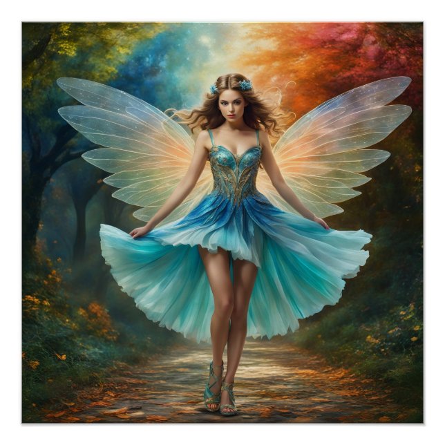 Beautiful fairy Poster print  (Front)