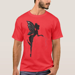 Beautiful Fairy Silhouette Cute Fairycore Grunge A T-Shirt