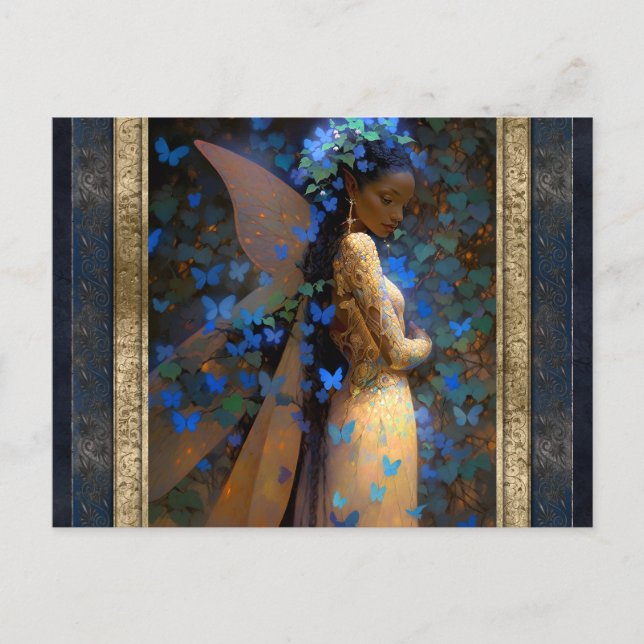 Beautiful Fairy Woman Fantasy Art Postcard (Front)