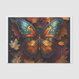 Beautiful Fall Autumn Butterfly Decoupage Paper