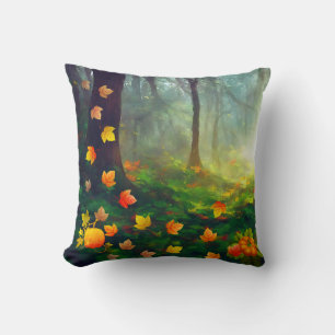 Beautiful Fall leaves Cushion