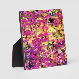 Beautiful Fall Leaves Plaque