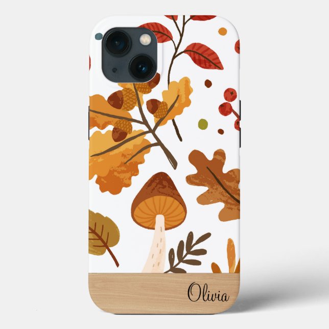 beautiful fall themed iphone case (Back)