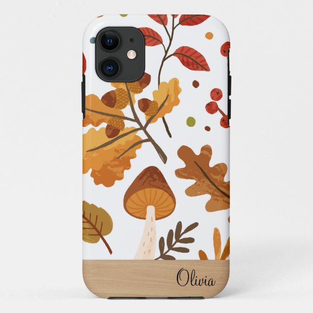 beautiful fall themed iphone case (Back)