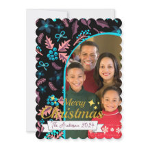 Beautiful Family Photo Merry Christmas