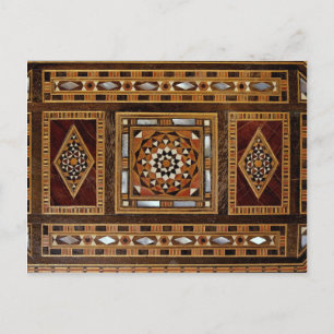 Beautiful Famous mother-of-pearl inlay work, Damas Postcard