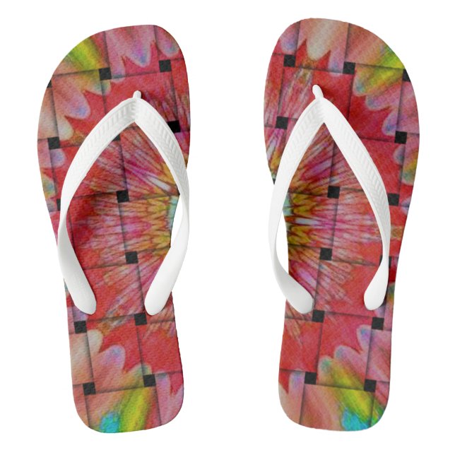 Beautiful Fantastic Feminine Design Thongs (Footbed)