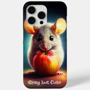 Beautiful fantasy furry animal red apple food iPhone 15 pro max case