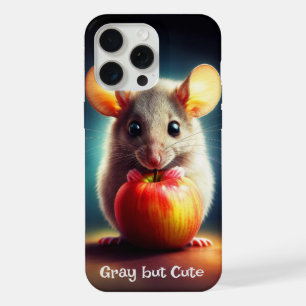 Beautiful fantasy furry animal red apple food iPhone 15 pro max case