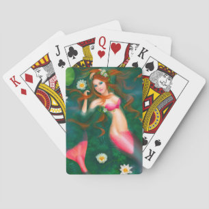 Beautiful Fantasy mermaid Playing Cards