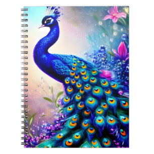 Beautiful Fantasy Peacock Notebook