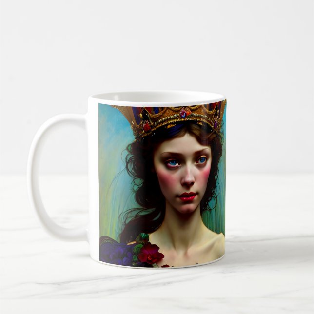 Beautiful Fantasy Princess Mug (Left)