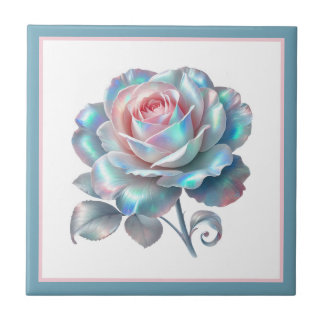 Beautiful Fantasy rose lovers  Ceramic Tile