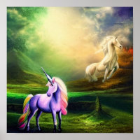 Beautiful Fantasy Unicorn  - Mythical Creature 