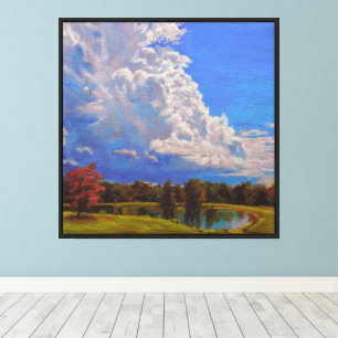 Beautiful Farm Scene Canvas Print