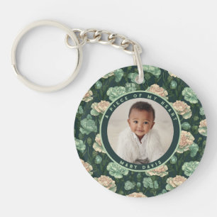 Beautiful Father'S Day Gift Ideas Carnation Flower Key Ring