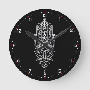 Beautiful Fatimas hand Round Clock