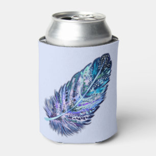 Beautiful Feather Can Cooler