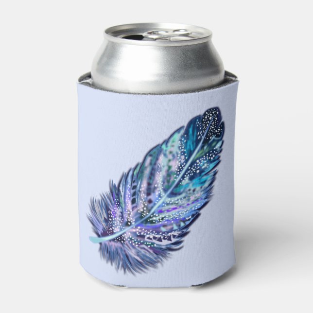 Beautiful Feather Can Cooler (Can Front)