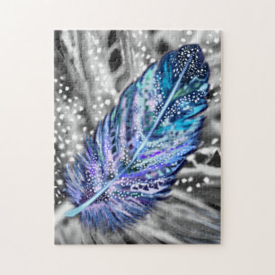 Beautiful Feather - Exotic Jigsaw Puzzle