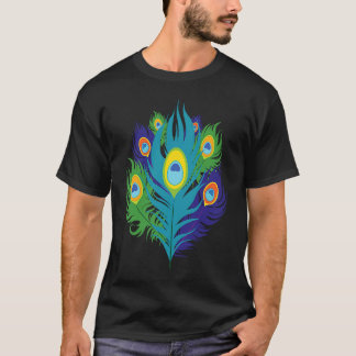 Beautiful Feathers Bird Animal Lover Peacock T-Shirt