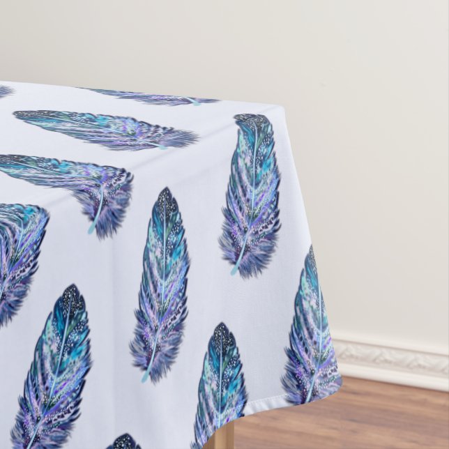 Beautiful Feathers - Choose your colours Tablecloth (In Situ)