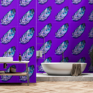 Beautiful Feathers Custom Colour Wallpaper