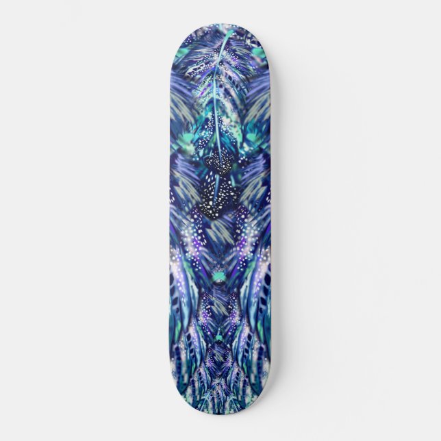 Beautiful Feathers - Exotic Flying Skateboard (Front)