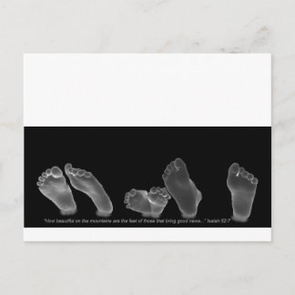 Beautiful Feet Postcard