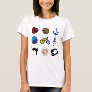 beautiful feminine grouped designs T-Shirt