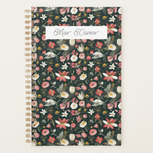 Beautiful Feminine Wildflower Calender Planner