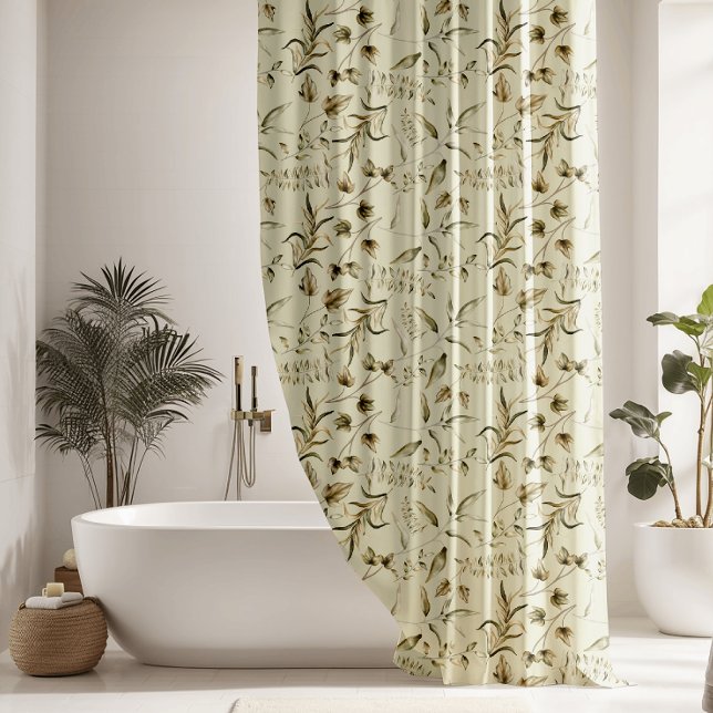 Beautiful Fern Leaves Shower Curtain (Creator Uploaded)