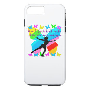 BEAUTIFUL FIGURE SKATER INSPIRATIONAL QUOTE DESIGN iPhone 8 PLUS/7 PLUS CASE