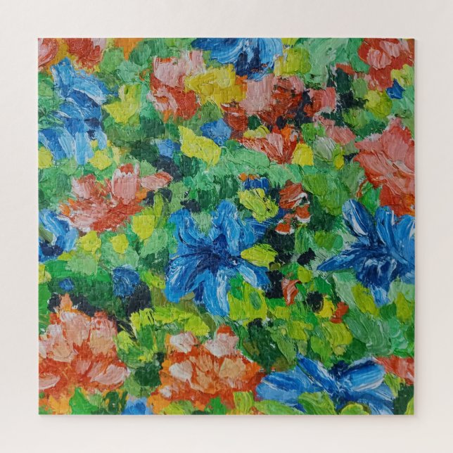 Beautiful Fine Art Flowers Jigsaw Puzzle (Vertical)