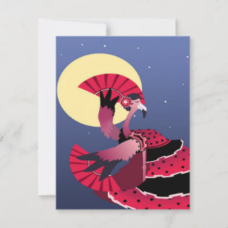 Beautiful Flamenco Flamingo | Awesome gift Invitation