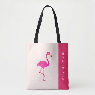 Beautiful Flamingo on Ivory Tote Bag