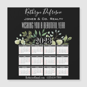 Beautiful Floral 2023 Personalised Magnet