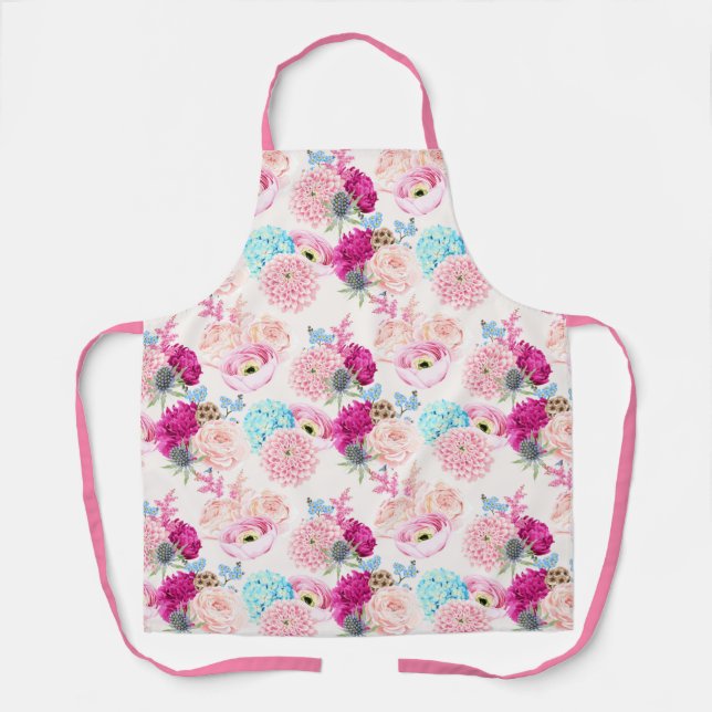 Beautiful Floral Apron (Front)