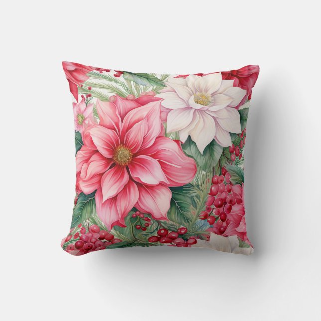 Beautiful Floral Cushion (Front)