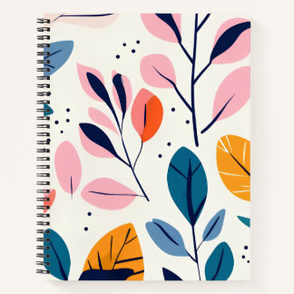 Beautiful Floral Design Notebook