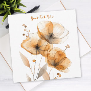 Beautiful Floral Design, Script Text  Invitation